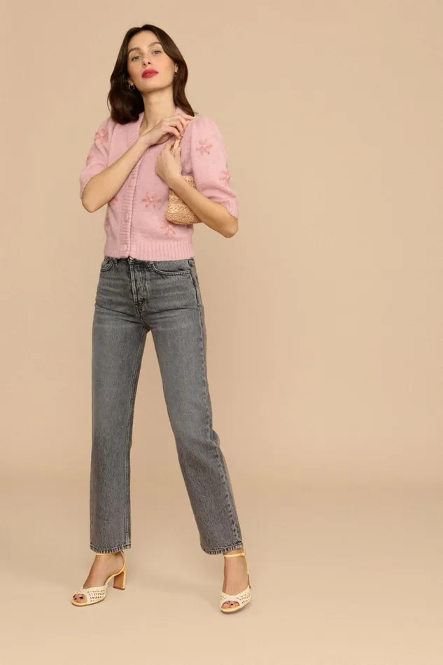 Rouje ROMEO Cardigan Rose Uni Women Knits