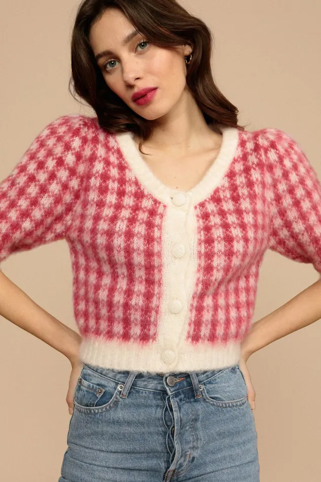 Rouje RONNY Cardigan Rouge Uni Women Knits