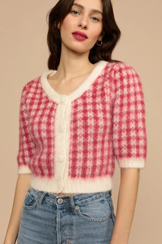 Rouje RONNY Cardigan Rouge Uni Women Knits