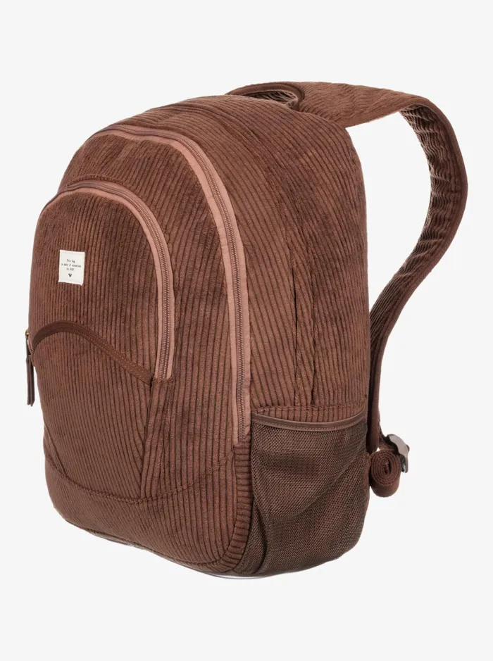 Roxy Backpacks Cozy Nature Large Corduroy Backpack Bitter Chocolate 8211 Women