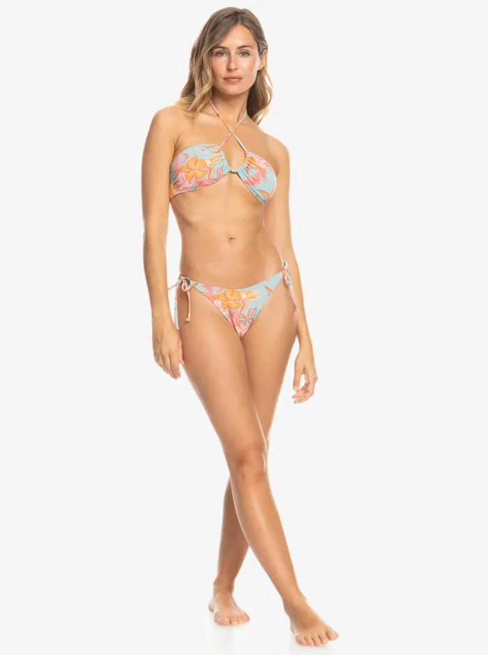 Roxy Bikinis Printed Beach Classics Cheeky Bikini Bottoms Blue Surf Kartoffel Tropical 8211 Women