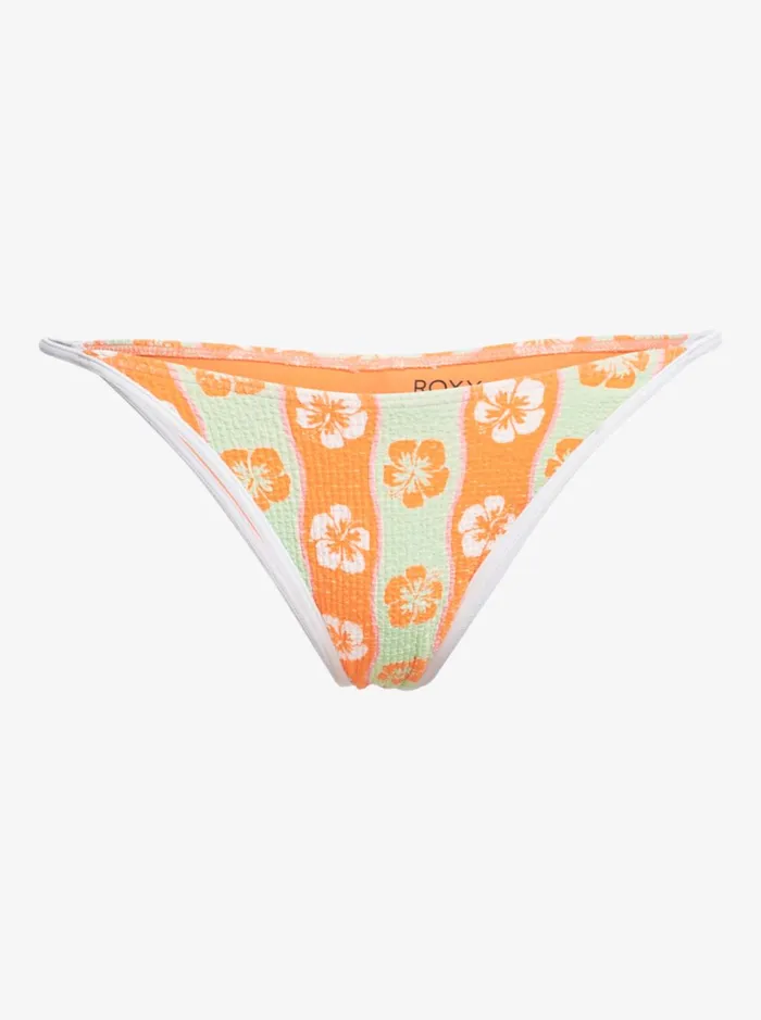 Roxy Bikinis Wavy Babe Cheeky Bikini Bottoms Ambroisia Wave Babe Small 8211 Women