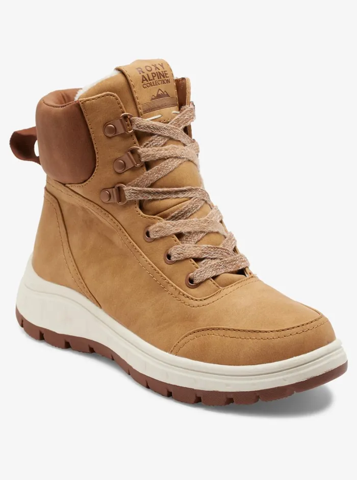 Roxy Boots Karmel LaceUp Boots Tan 8211 Women