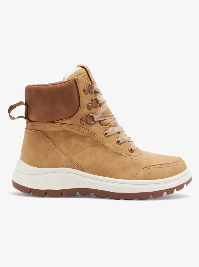 Roxy Boots Karmel LaceUp Boots Tan 8211 Women