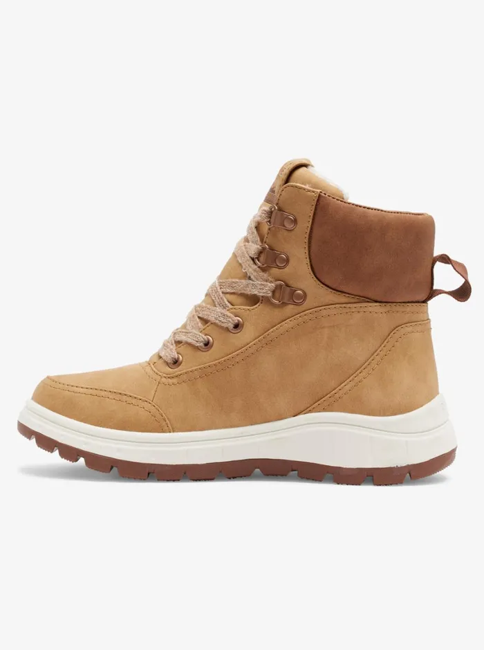 Roxy Boots Karmel LaceUp Boots Tan 8211 Women