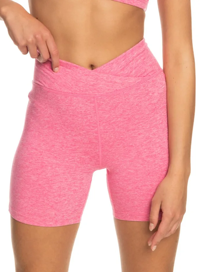 Roxy Bottoms Everyday Sports Shorts Shocking Pink Heather 8211 Women