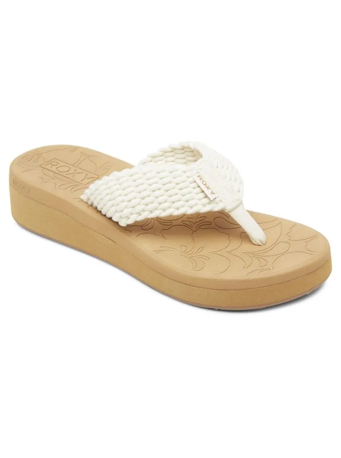 Roxy Flip Flops Caillay WaterFriendly Sandals Cream 8211 Women