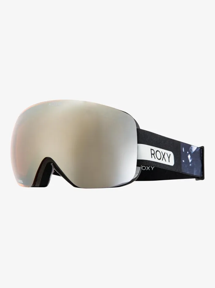 Roxy Goggles Rosewood Snowboard Goggles Future Flowerclux Silver S3 8211 Women