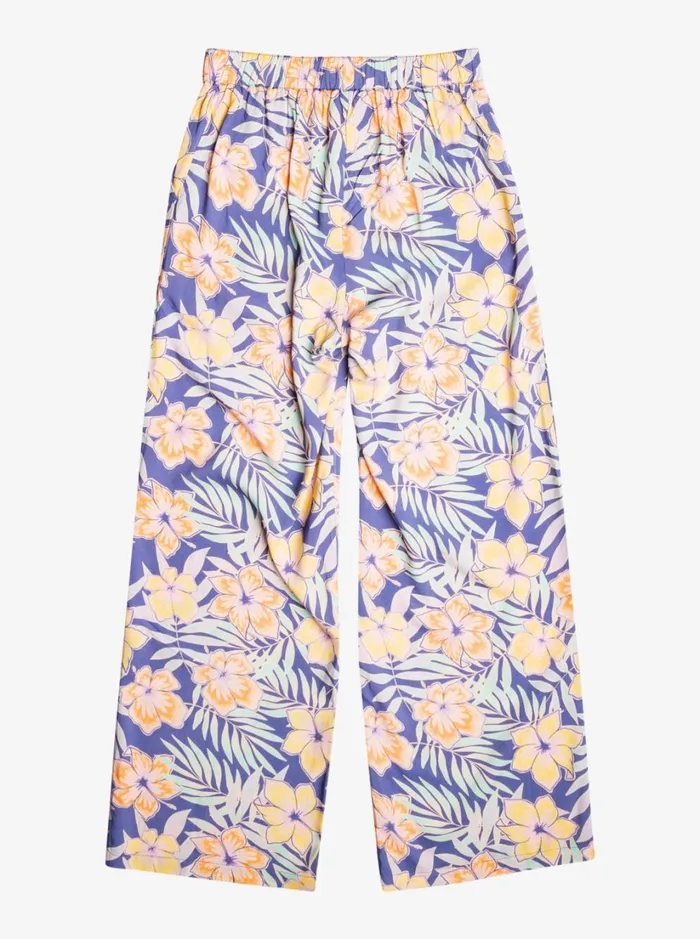 Roxy Jeans and Pants Girl039s 416 You Found Me Pants Marlin Funky Palm 8211 Women