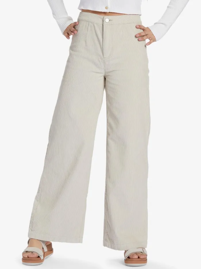 Roxy Pants and Jeans Chloe Kim Corduroy Pants Pelican 8211 Women
