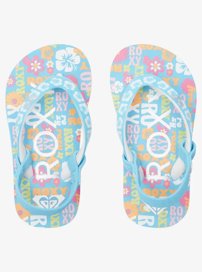 Roxy Shoes and Sandals Toddler039s Pebbles Sandals 70s Blue 8211 Women
