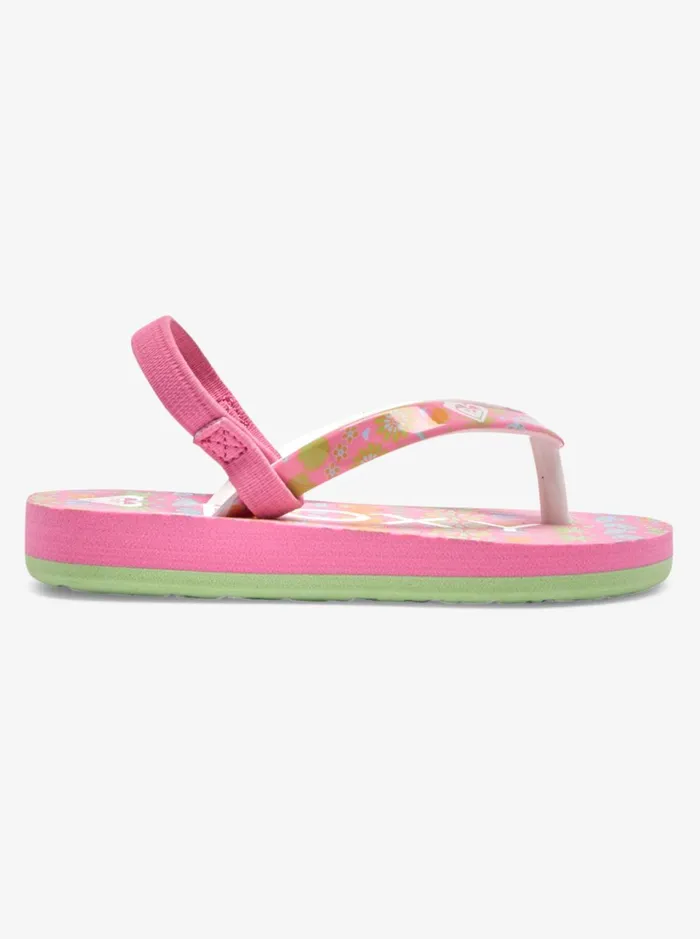 Roxy Shoes and Sandals Toddler039s Pebbles Sandals Crazy Pinksoft Lime 8211 Women