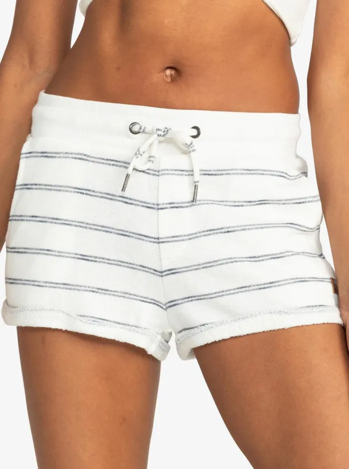 Roxy Shorts Perfect Wave Sweat Shorts Snow White Horiz Will Stripes 8211 Women Roxy Shorts Perfect Wave Sweat Shorts Snow White Horiz Will Stripes 8211 Women