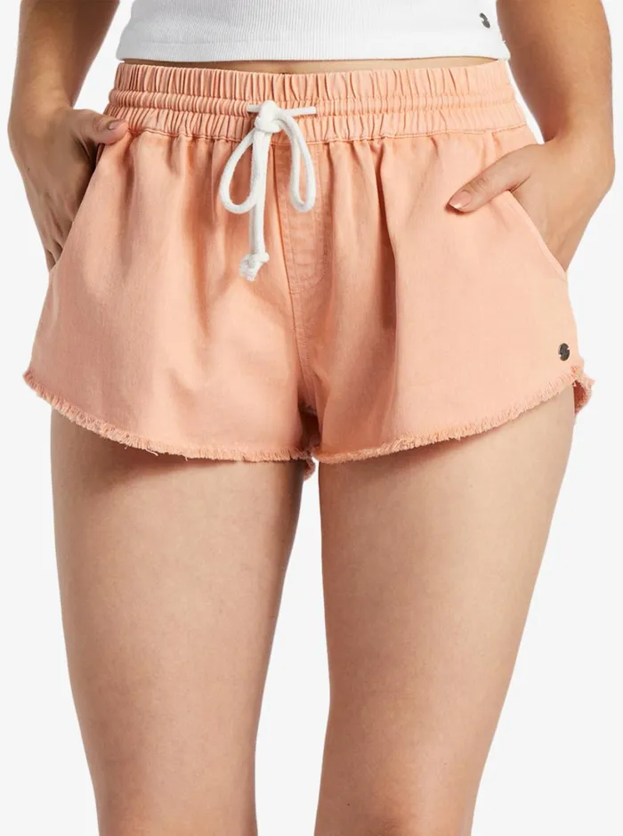 Roxy Shorts Scenic Route Elasticized Shorts Bijou Blue 8211 Women