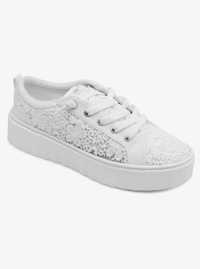 Roxy Sneakers Sheilahh SlipOn Shoes Ashwhite 8211 Women