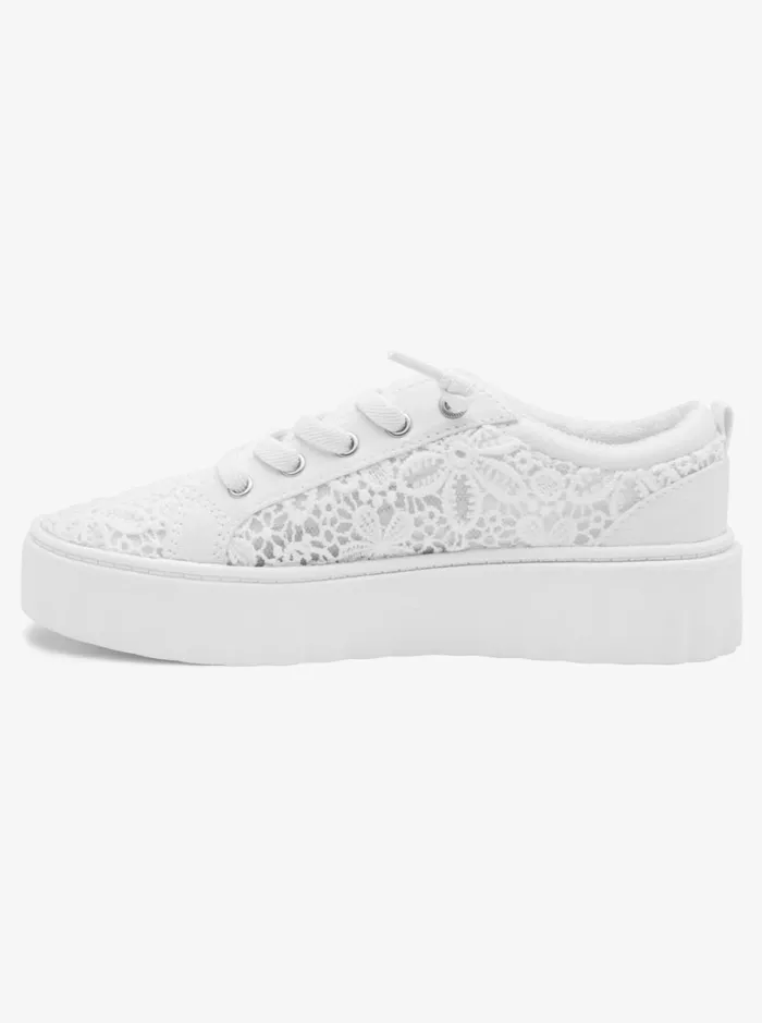 Roxy Sneakers Sheilahh SlipOn Shoes Ashwhite 8211 Women