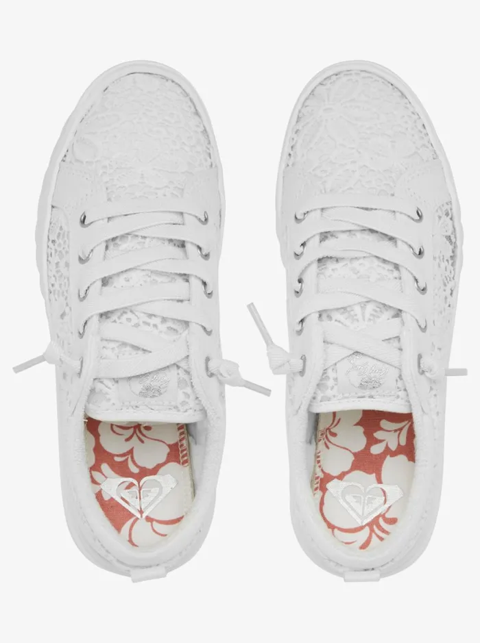 Roxy Sneakers Sheilahh SlipOn Shoes Ashwhite 8211 Women