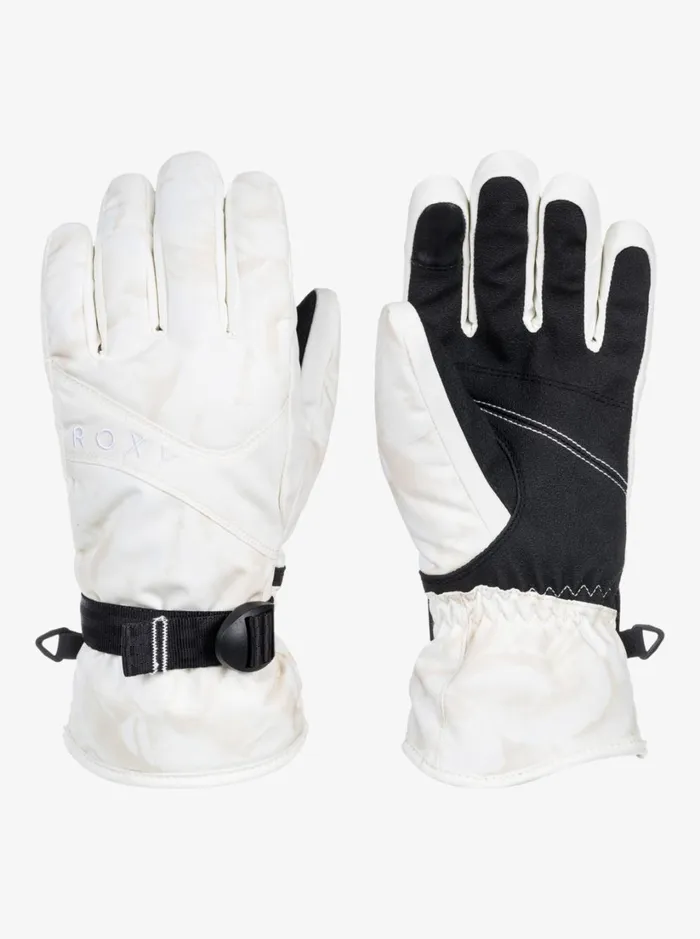 Roxy Snow Accessories Roxy Jetty Technical SnowboardSki Gloves Egret Glow 8211 Women