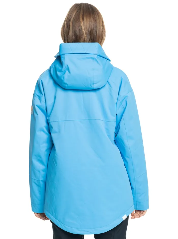 Roxy Snow Jackets Chloe Kim Technical Snow Jacket Azure Blue 8211 Women