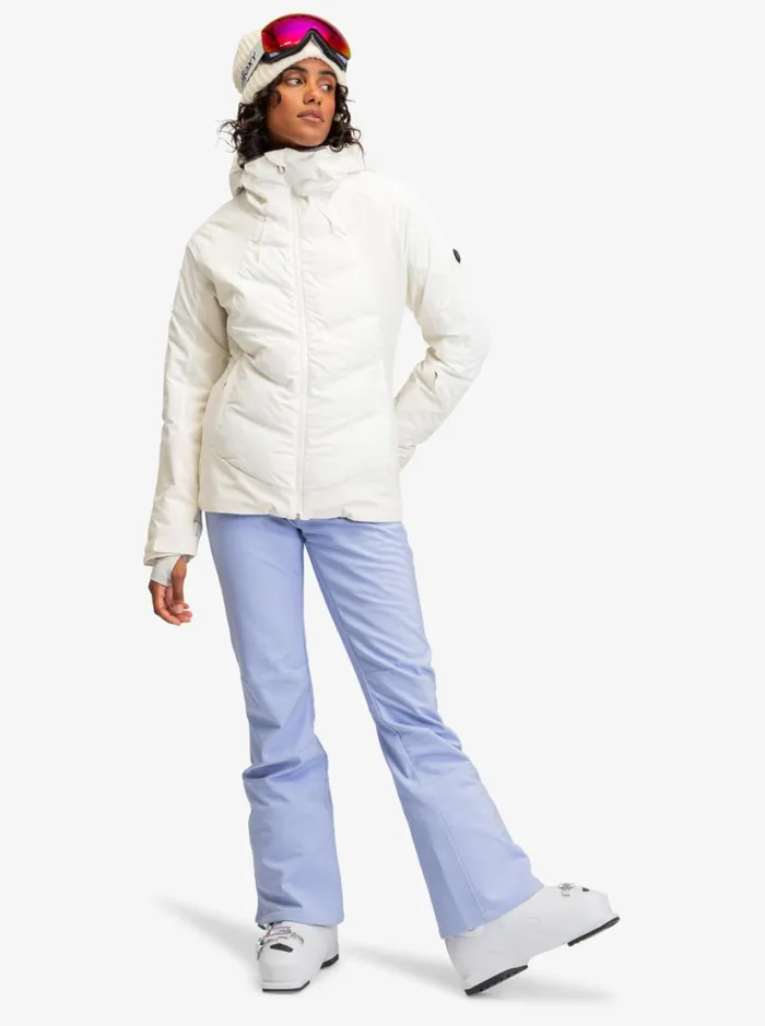 Roxy Snow Jackets Dusk WarmLink Technical Snow Jacket Egret 8211 Women