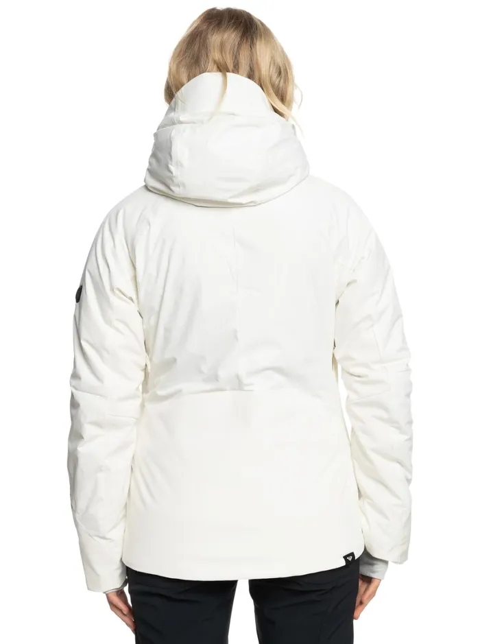 Roxy Snow Jackets Dusk WarmLink Technical Snow Jacket Egret 8211 Women