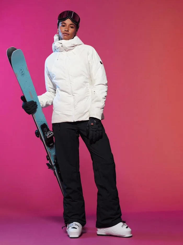 Roxy Snow Jackets Dusk WarmLink Technical Snow Jacket Egret 8211 Women