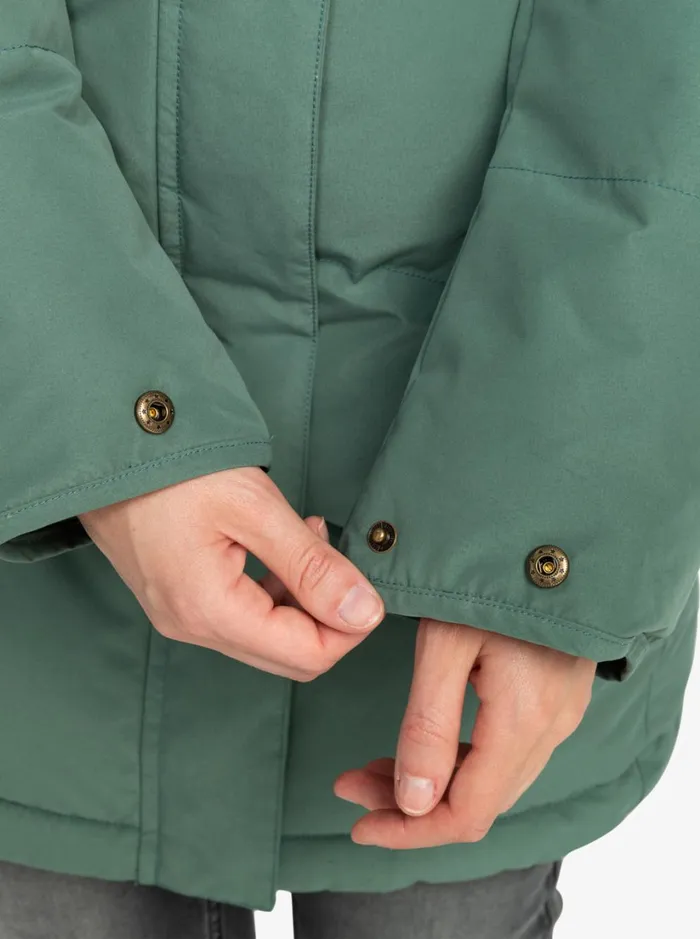 Roxy Snow Jackets Ellie Longline Winter Jacket Dark Forest 8211 Women