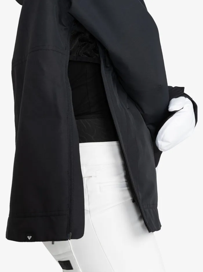 Roxy Snow Jackets Shelter Technical Snow Jacket True Black 8211 Women