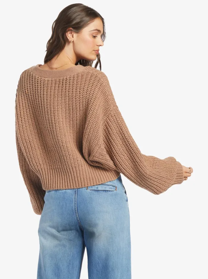 Roxy Sweaters Sundaze Sweater Warm Taupe 8211 Women