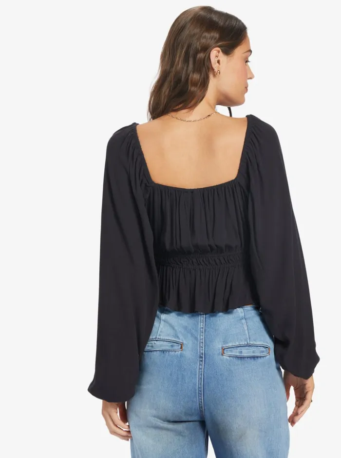 Roxy Tops Cool Winds Woven Top Woven Shirt Anthracite 8211 Women