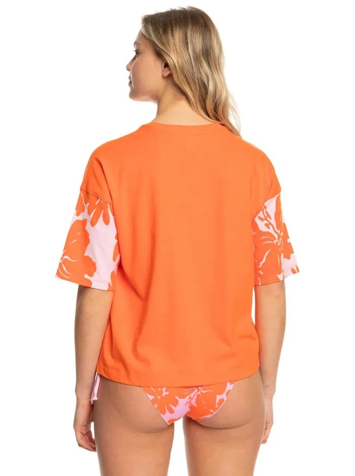 Roxy Tops SurfKindKate TShirt Vermillon 8211 Women