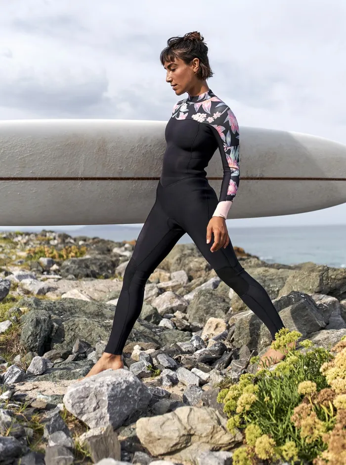 Roxy Wetsuits 43mm Swell Series Back Zip Wetsuit Anthracite Paradise Found S 8211 Women Roxy Wetsuits 43mm Swell Series Back Zip Wetsuit Anthracite Paradise Found S 8211 Women