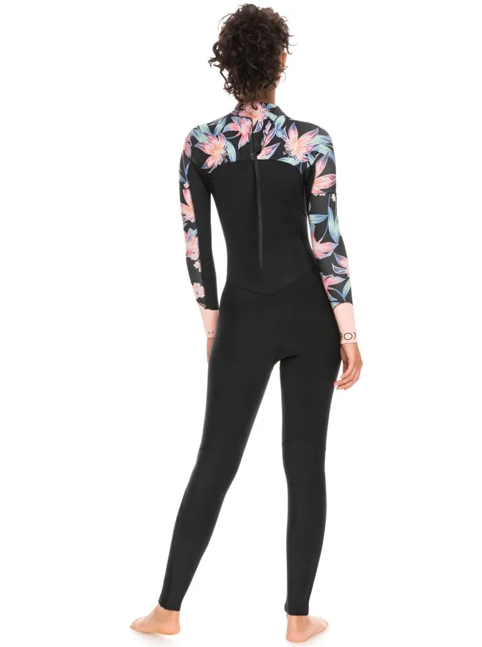 Roxy Wetsuits 43mm Swell Series Back Zip Wetsuit Anthracite Paradise Found S 8211 Women