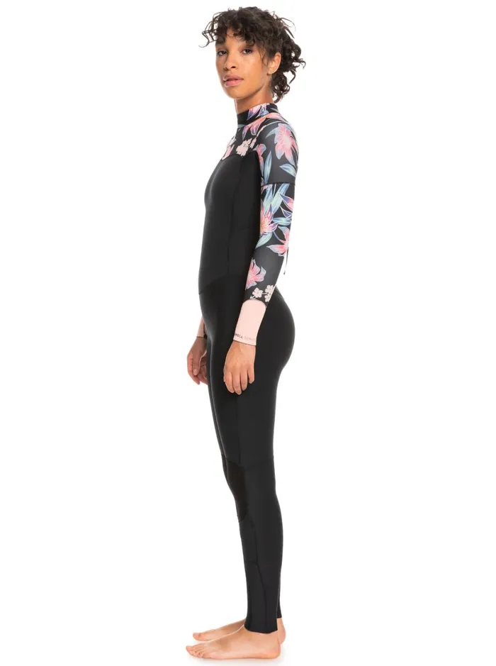 Roxy Wetsuits 43mm Swell Series Back Zip Wetsuit Anthracite Paradise Found S 8211 Women