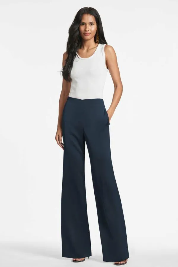 Sachin and Babi Alli Pant 8211 Midnight Midnight Women Pants and Jumpsuits