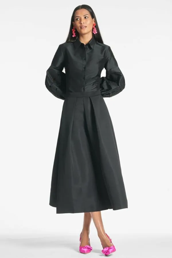 Sachin and Babi Astor Top 8211 Black Black Women Plus Sizes