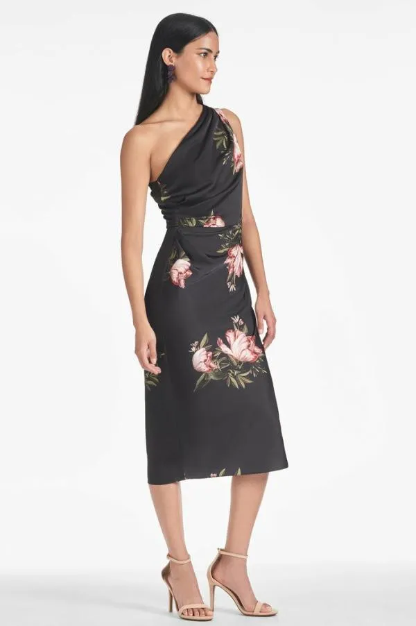 Sachin and Babi Carmen Dress 8211 Noir Blossom Noir Blossom Women Midi