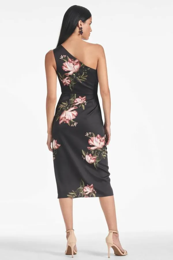 Sachin and Babi Carmen Dress 8211 Noir Blossom Noir Blossom Women Midi