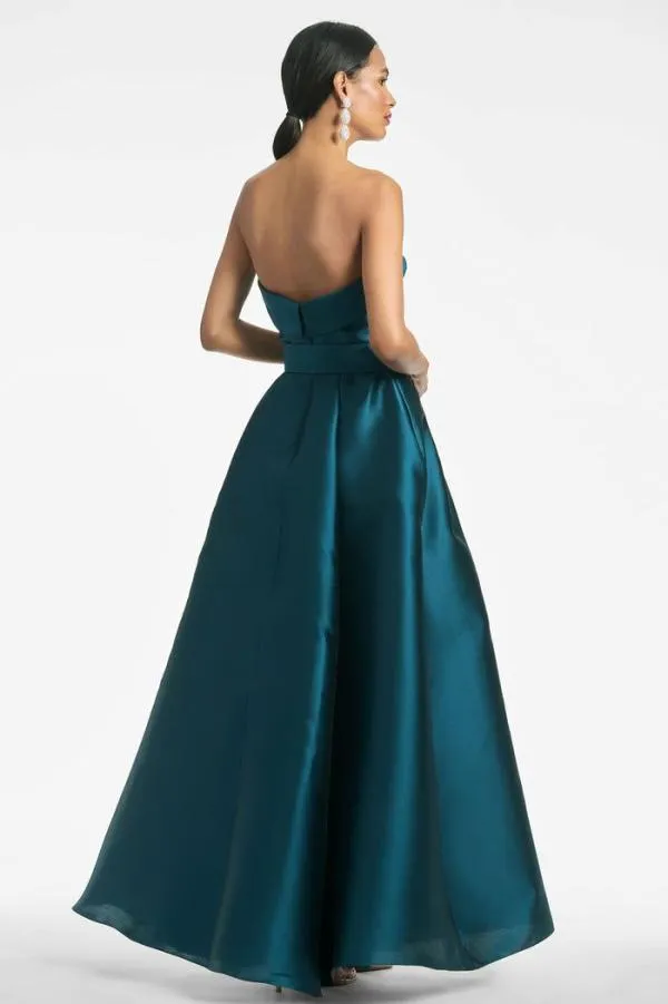 Sachin and Babi Ceri Gown 8211 Deep Teal Deep Teal Women Plus Sizes