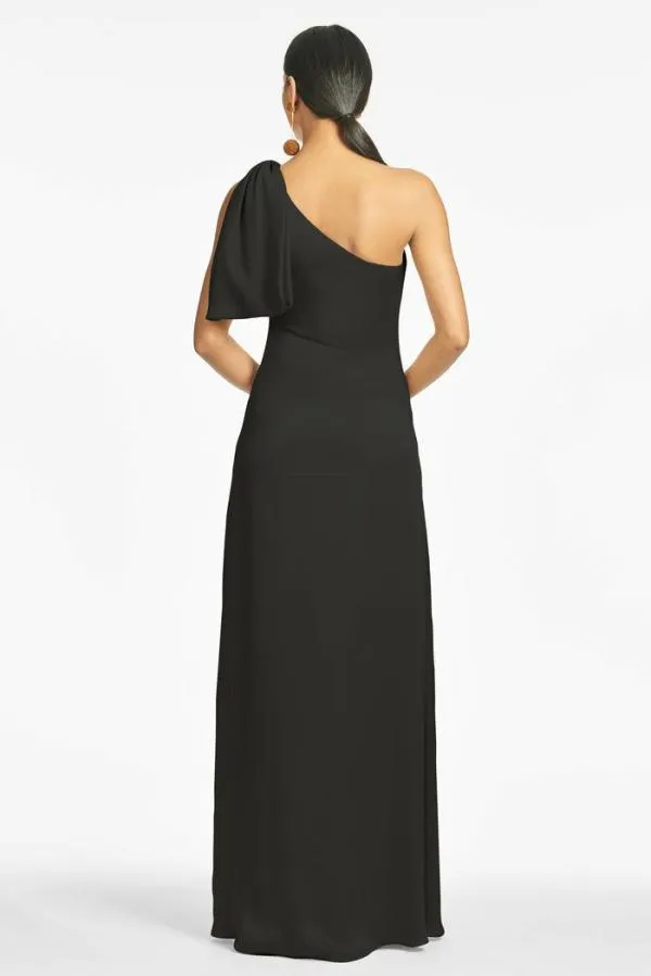 Sachin and Babi Chelsea Gown 8211 Black Black Women Plus Sizes