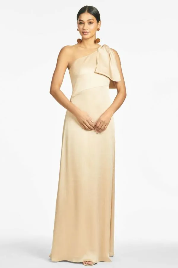 Sachin and Babi Chelsea Gown 8211 Champagne Champagne Women Plus Sizes