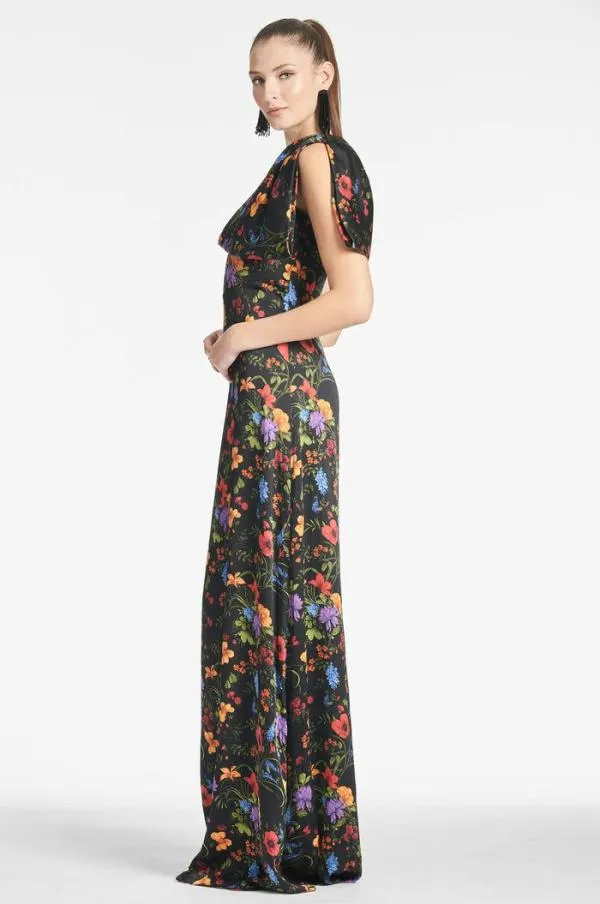 Sachin and Babi Chelsea Gown 8211 Noir Wildflower Noir Wildflower Women Plus Sizes