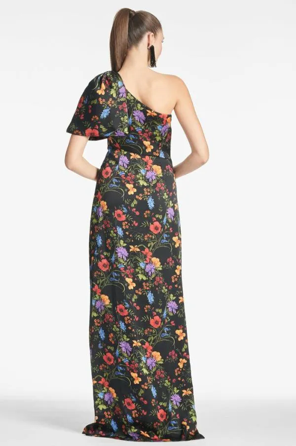 Sachin and Babi Chelsea Gown 8211 Noir Wildflower Noir Wildflower Women Plus Sizes