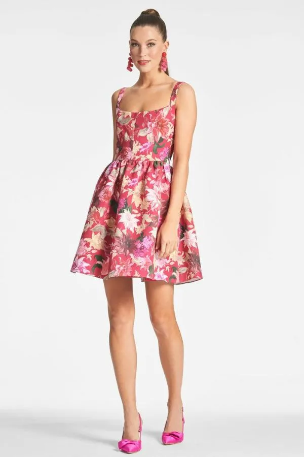 Sachin and Babi Cora Dress 8211 Deep Pink Dahlia Deep Pink Dahlia Women FitFlare Sachin and Babi Cora Dress 8211 Deep Pink Dahlia Deep Pink Dahlia Women FitFlare