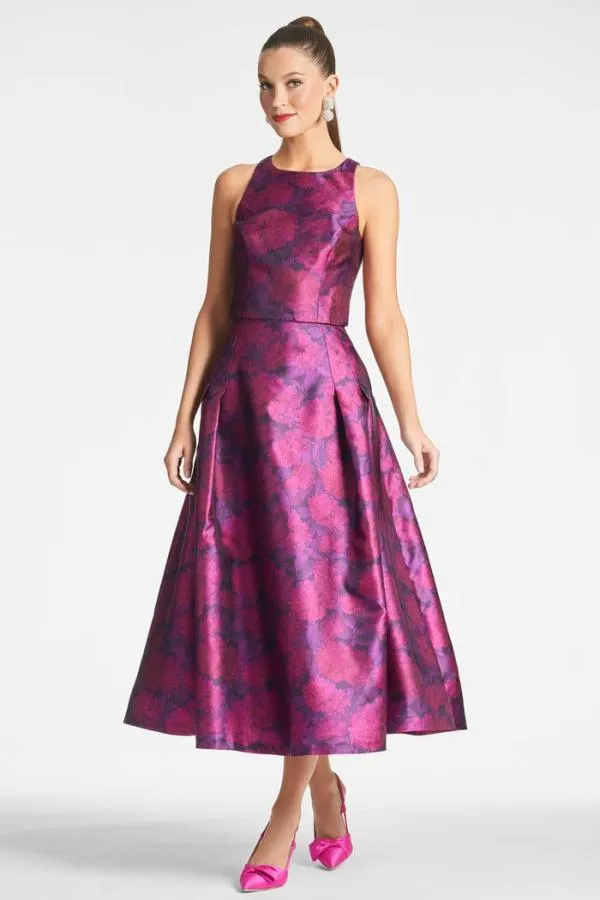 Sachin and Babi Lexie Top 8211 Magenta Bloom Magenta Bloom Women Tops and Blouses
