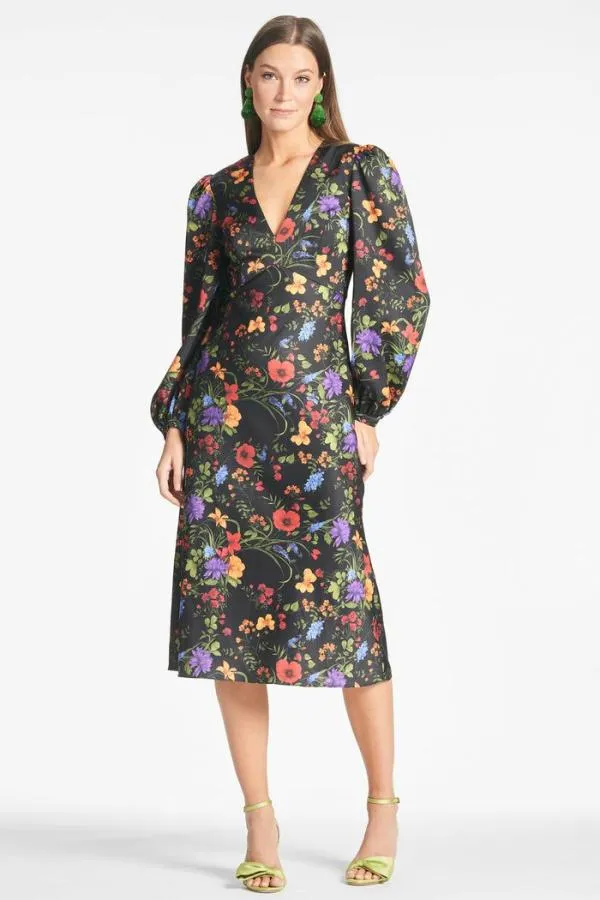 Sachin and Babi Lola Dress 8211 Noir Wildflower Noir Wildflower Women Aline