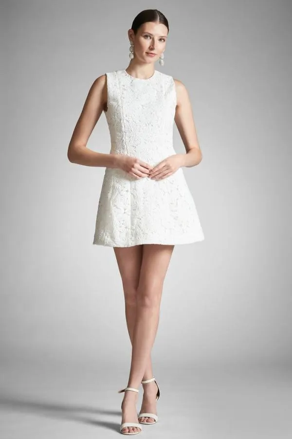 Sachin and Babi Mon Coeur Dress 8211 Ivory Ivory Women Mini