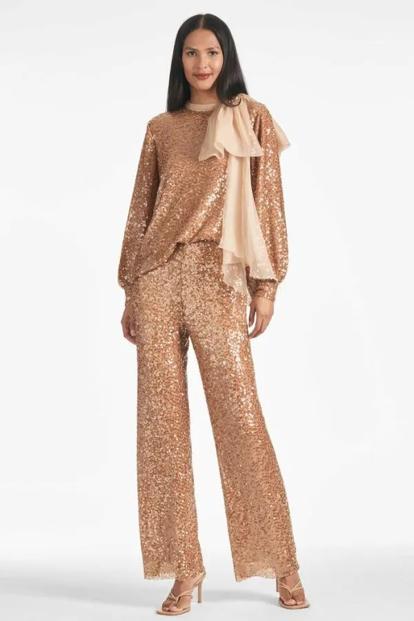 Sachin and Babi Sequin Bri Pant 8211 Honey Honey Women Matching Sets