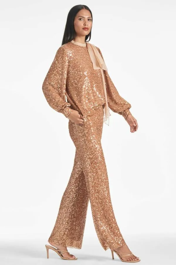 Sachin and Babi Sequin Bri Pant 8211 Honey Honey Women Matching Sets