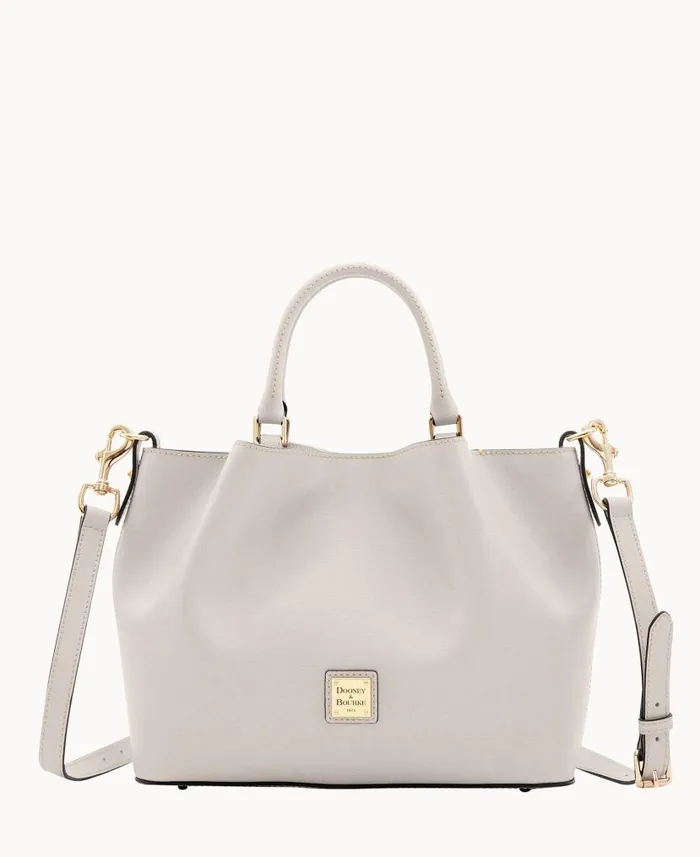 Saffiano Brenna Ecru Woman Dooney and Bourke Satchels